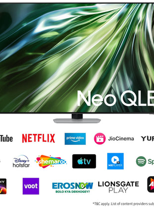 Samsung 163 cm (65 inches) 4K Ultra HD Mini LED AI Smart Neo-QLED TV QA65QN90DAULXL (Carbon Silver) 