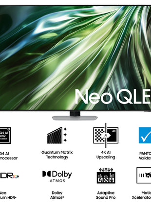 Samsung 163 cm (65 inches) 4K Ultra HD Mini LED AI Smart Neo-QLED TV QA65QN90DAULXL (Carbon Silver) 