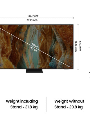 Samsung 163 cm (65 inches) 4K Ultra HD Mini-LED Neo-QLED Smart TV QA65QN70FAULXL 