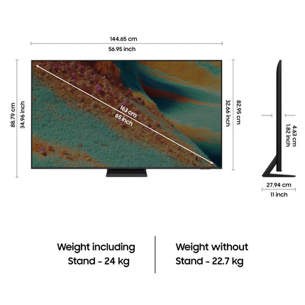 Samsung 163 cm (65 inches) 4K Ultra HD Mini-LED Neo-QLED Smart TV QA65QN85FAULXL 