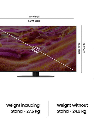 Samsung 163 cm (65 inches) 4K Ultra HD Mini-LED Neo-QLED Smart TV QA65QN90FAULXL 