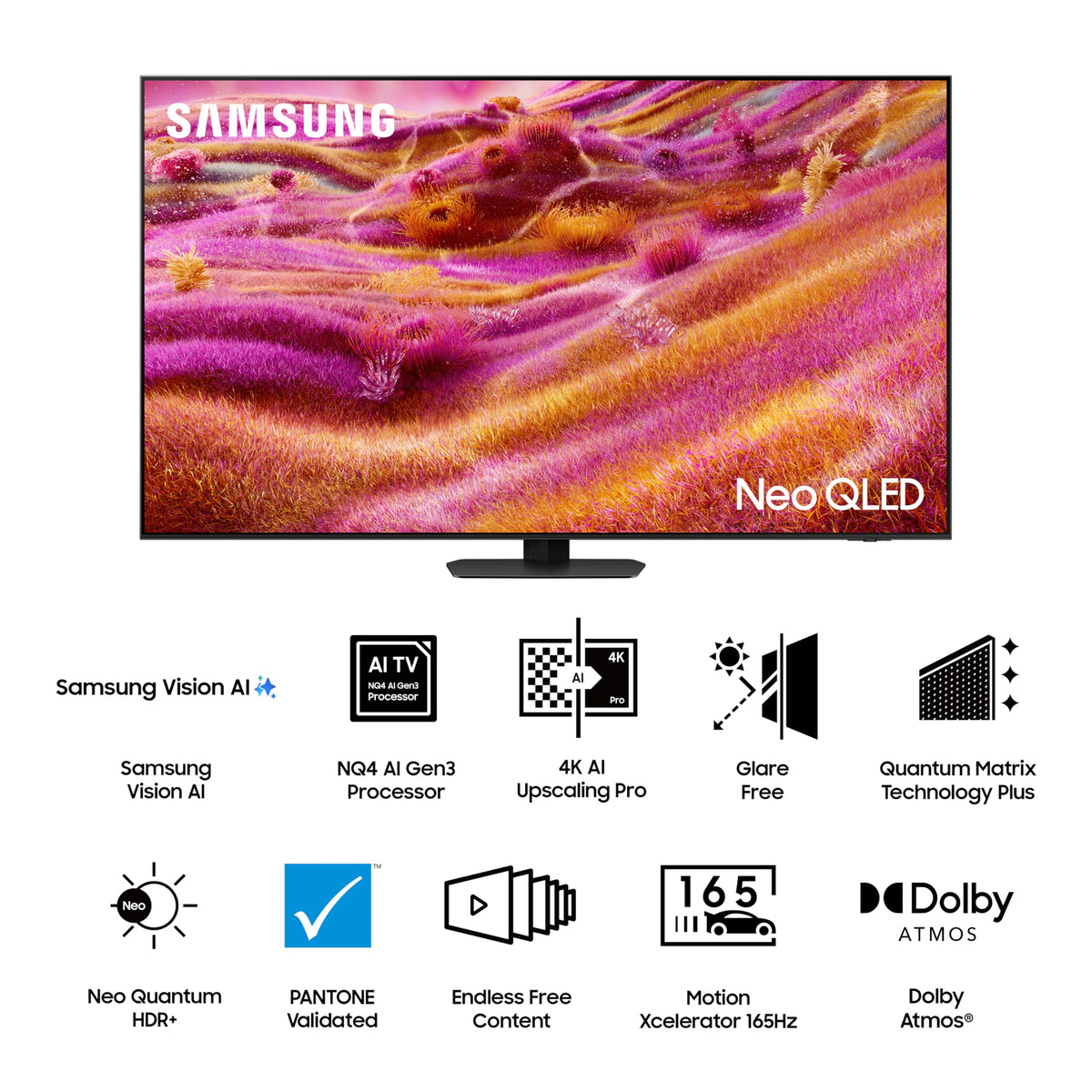 Samsung 163 cm (65 inches) 4K Ultra HD Mini-LED Neo-QLED Smart TV QA65QN90FAULXL 