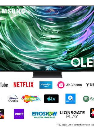 Samsung 163 cm (65 inches) 4K Ultra HD Smart OLED TV QA65S90DAULXL (Graphite Black) 