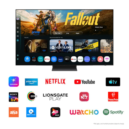 Samsung 163 cm (65 inches) 4K Ultra HD Smart OLED TV QA65S90FAELXL (Graphite Black) 