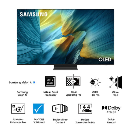 Samsung 163 cm (65 inches) 4K Ultra HD Smart OLED TV QA65S95FAULXL 
