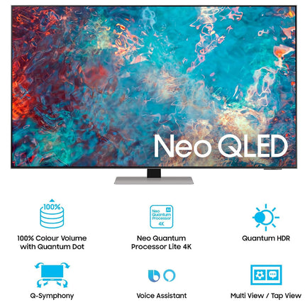Samsung 163 cm (65 inches) 4K Ultra HD Smart QLED TV QA65QN85AAKLXL (Silver) 