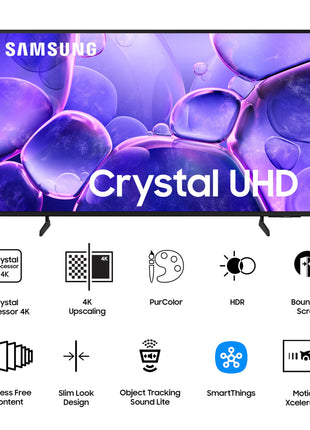 Samsung 163 cm (65 inches) Crystal 4K Ultra HD Smart LED TV UA65U8100FULXL (Black) 