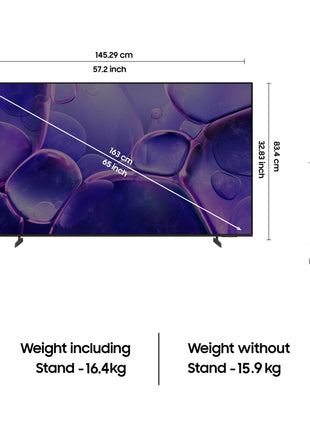 Samsung 163 cm (65 inches) Crystal 4K Vista Pro Ultra HD Smart LED TV UA65UE86AFULXL 