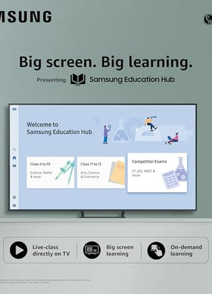 Samsung 163 cm (65 inches) D Series Brighter Crystal 4K Vivid Pro Ultra HD Smart LED TV UA65DUE77AKLXL (Black) 