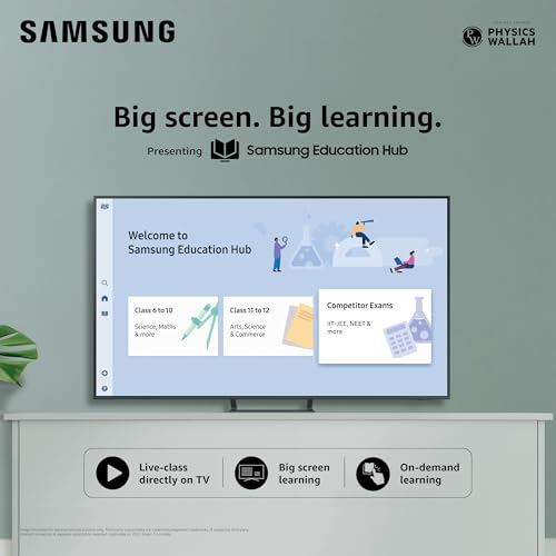 Samsung 163 cm (65 inches) D Series Brighter Crystal 4K Vivid Pro Ultra HD Smart LED TV UA65DUE77AKLXL (Black) 