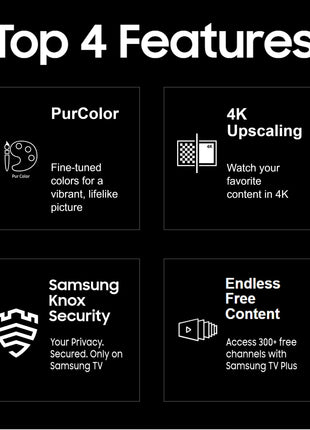 Samsung 163 cm (65 inches) D Series Brighter Crystal 4K Vivid Pro Ultra HD Smart LED TV UA65DUE77AKLXL (Black) 