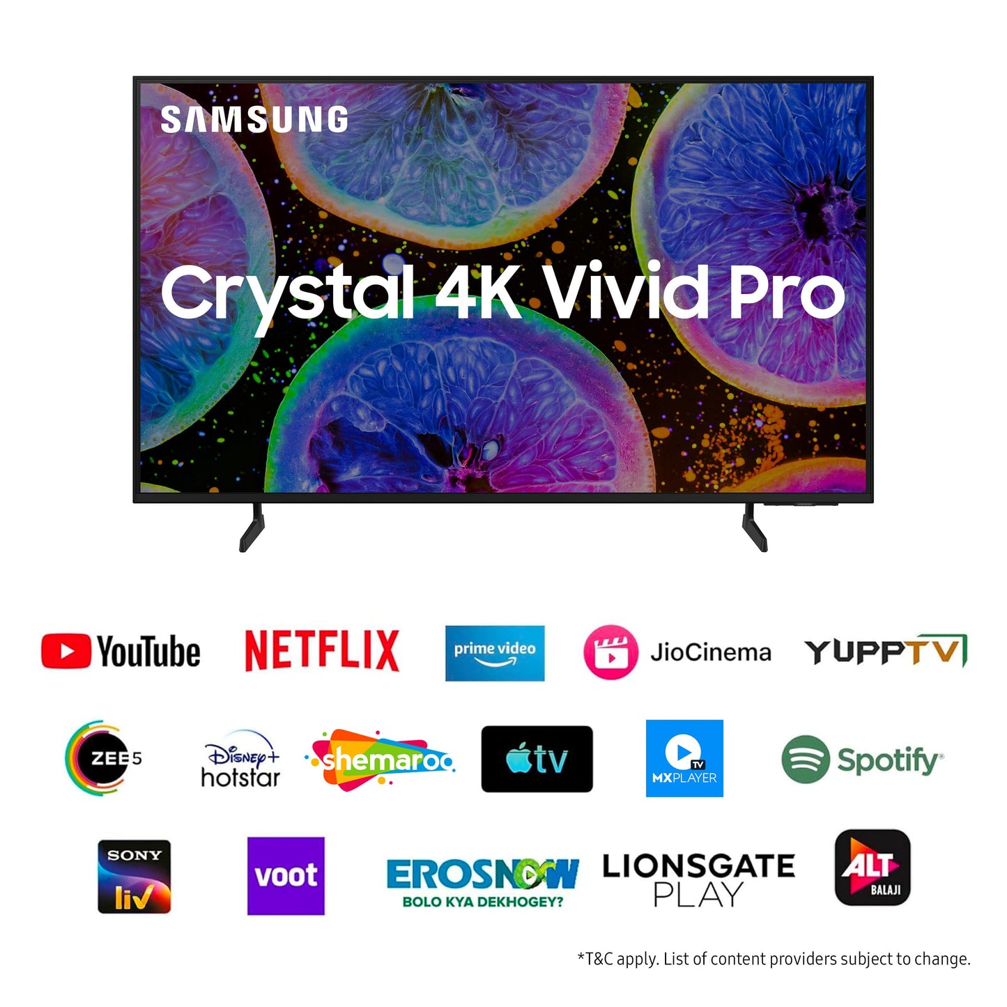 Samsung 163 cm (65 inches) D Series Brighter Crystal 4K Vivid Pro Ultra HD Smart LED TV UA65DUE77AKLXL (Black) 