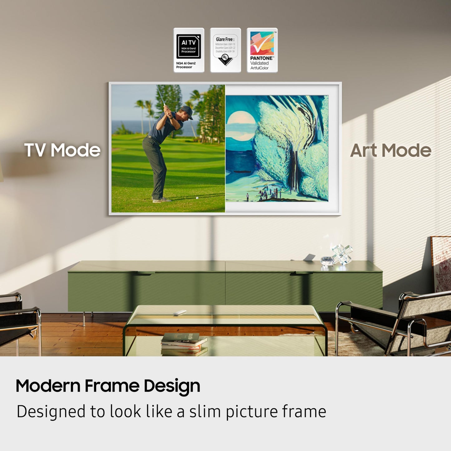 Samsung 163 cm (65 inches) The Frame Series 4K Ultra HD Smart QLED TV QA65LS03FAULXL 