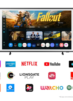 Samsung 163 cm (65 inches) The Frame Series 4K Ultra HD Smart QLED TV QA65LS03FAULXL 