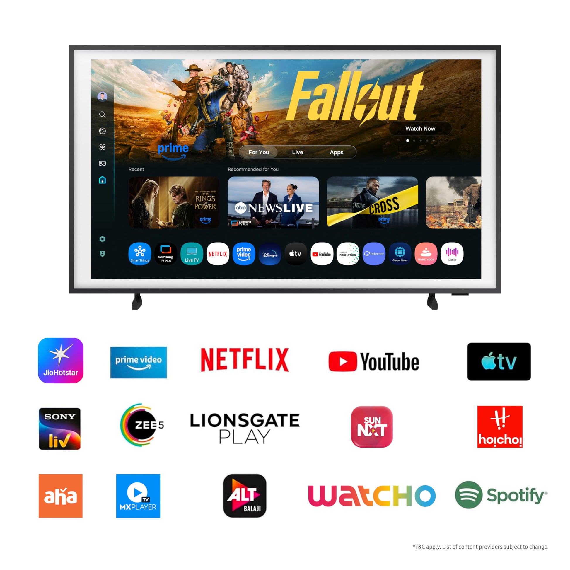 Samsung 163 cm (65 inches) The Frame Series 4K Ultra HD Smart QLED TV QA65LS03FAULXL 