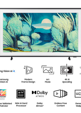 Samsung 163 cm (65 inches) The Frame Series 4K Ultra HD Smart QLED TV QA65LS03FAULXL 