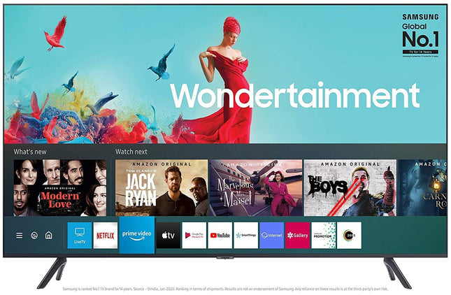 Samsung 163 cm (65 inches) Wondertainment Series 4K Ultra HD LED Smart TV UA65TUE60AKBXL (Titan Gray) 