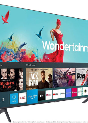 Samsung 163 cm (65 inches) Wondertainment Series 4K Ultra HD LED Smart TV UA65TUE60AKBXL (Titan Gray) 