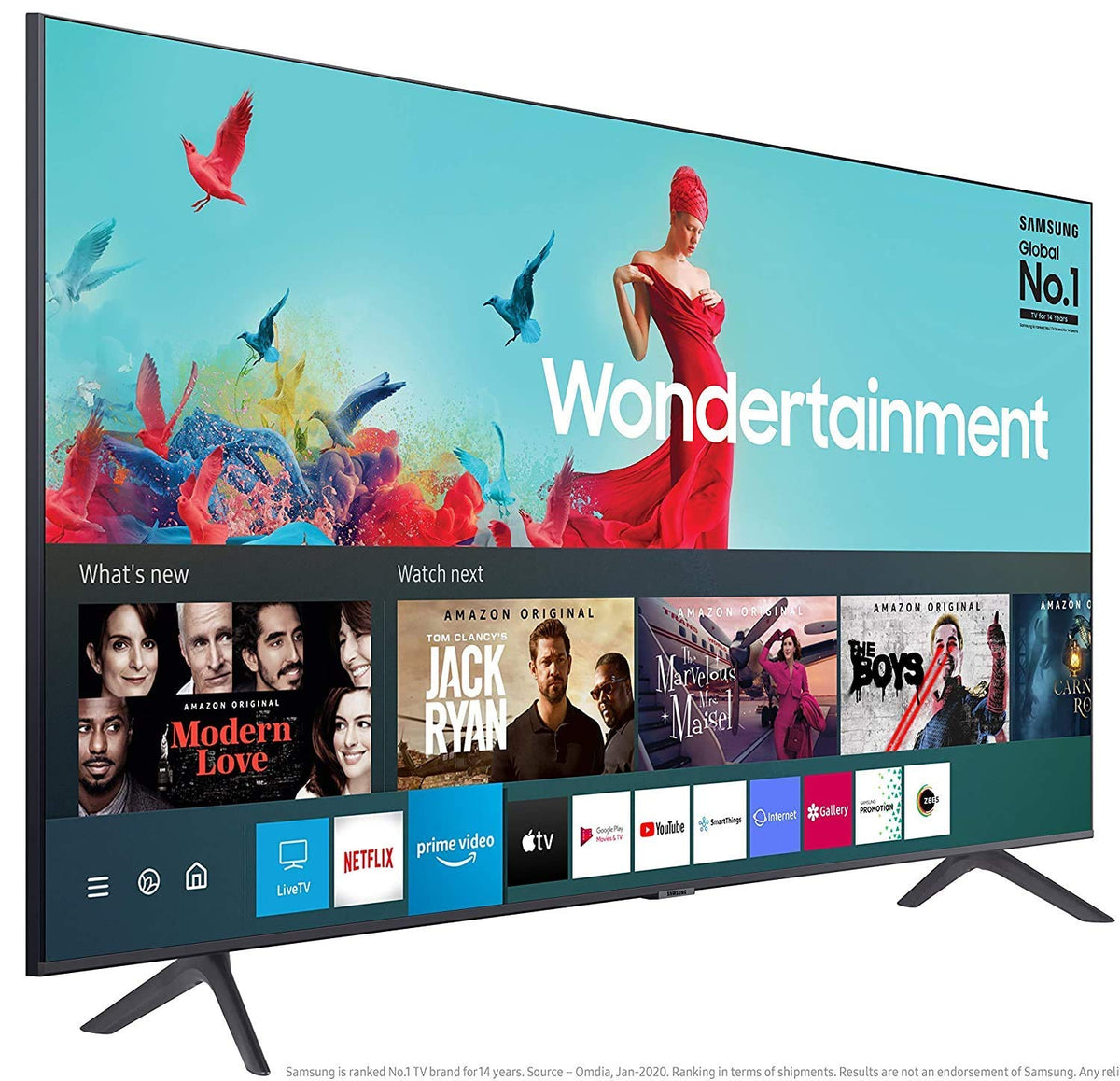 Samsung 163 cm (65 inches) Wondertainment Series 4K Ultra HD LED Smart TV UA65TUE60AKBXL (Titan Gray) 