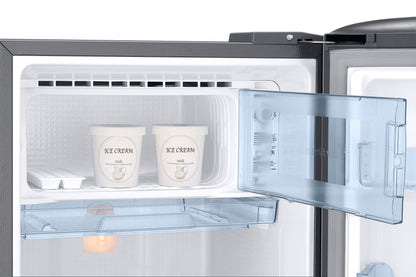 Samsung 183 L, 3 Star, Digital Inverter, Direct-Cool Single Door Refrigerator (RR20C1723S8/HL, Silver, Elegant Inox) 