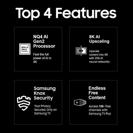 Samsung 189 cm (75 inches) 8K Ultra HD Mini LED AI Smart Neo-QLED TV QA75QN800DUXXL (Graphite Black) 