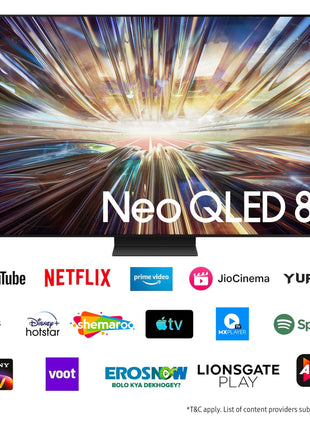 Samsung 189 cm (75 inches) 8K Ultra HD Mini LED AI Smart Neo-QLED TV QA75QN800DUXXL (Graphite Black) 