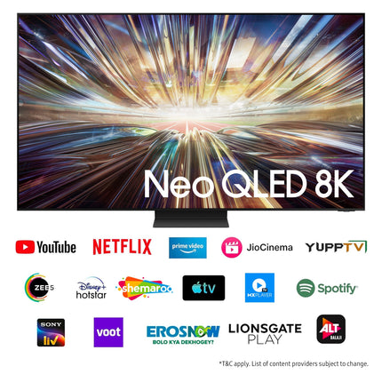 Samsung 189 cm (75 inches) 8K Ultra HD Mini LED AI Smart Neo-QLED TV QA75QN800DUXXL (Graphite Black) 