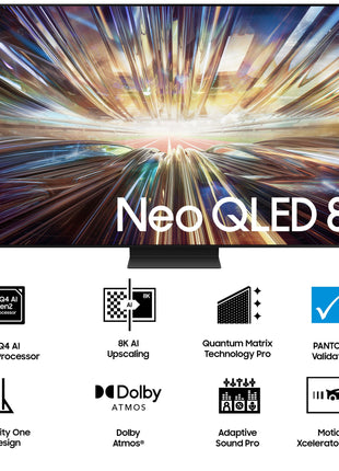 Samsung 189 cm (75 inches) 8K Ultra HD Mini LED AI Smart Neo-QLED TV QA75QN800DUXXL (Graphite Black) 