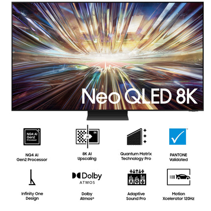 Samsung 189 cm (75 inches) 8K Ultra HD Mini LED AI Smart Neo-QLED TV QA75QN800DUXXL (Graphite Black) 