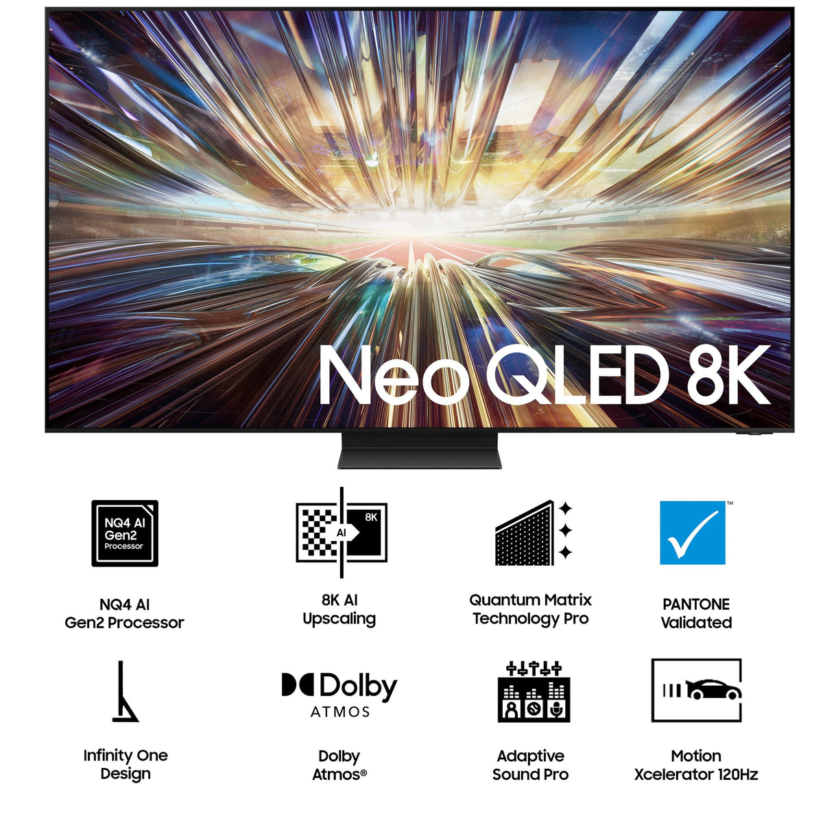 Samsung 189 cm (75 inches) 8K Ultra HD Mini LED AI Smart Neo-QLED TV QA75QN800DUXXL (Graphite Black) 