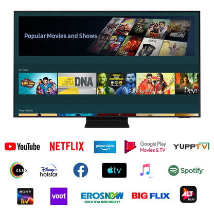 Samsung 189 cm (75 inches) 8K Ultra HD Smart Neo QLED TV QA75QN800BKXXL (Stainless Steel) 