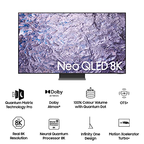 Samsung 189 cm (75 inches) 8K Ultra HD Smart Neo QLED TV QA75QN800CKXXL (Titan Black) 