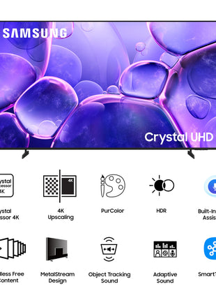 Samsung 189 cm (75 inches) Crystal 4K Ultra HD Smart LED TV UA75UE85AFULXL (Black) 