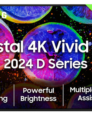 Samsung 189 cm (75 inches) D Series Crystal 4K Vivid Pro Ultra HD Smart LED TV UA75DUE77AKXXL (Black) 