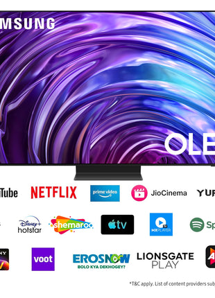 Samsung 193 cm (77 inches) 4K Ultra HD Smart OLED TV QA77S95DAULXL (Graphite Black) 