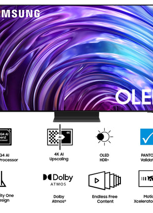 Samsung 193 cm (77 inches) 4K Ultra HD Smart OLED TV QA77S95DAULXL (Graphite Black) 
