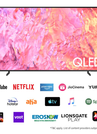 Samsung 214 cm (85 inches) 4K Ultra HD Smart Neo QLED TV QA85Q60CAKXXL (Titan Grey) 