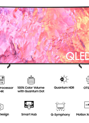 Samsung 214 cm (85 inches) 4K Ultra HD Smart Neo QLED TV QA85Q60CAKXXL (Titan Grey) 