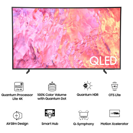 Samsung 214 cm (85 inches) 4K Ultra HD Smart Neo QLED TV QA85Q60CAKXXL (Titan Grey) 