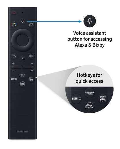 Samsung 214 cm (85 inches) 4K Ultra HD Smart Neo QLED TV QA85QN90BAKXXL (Titan Black) 