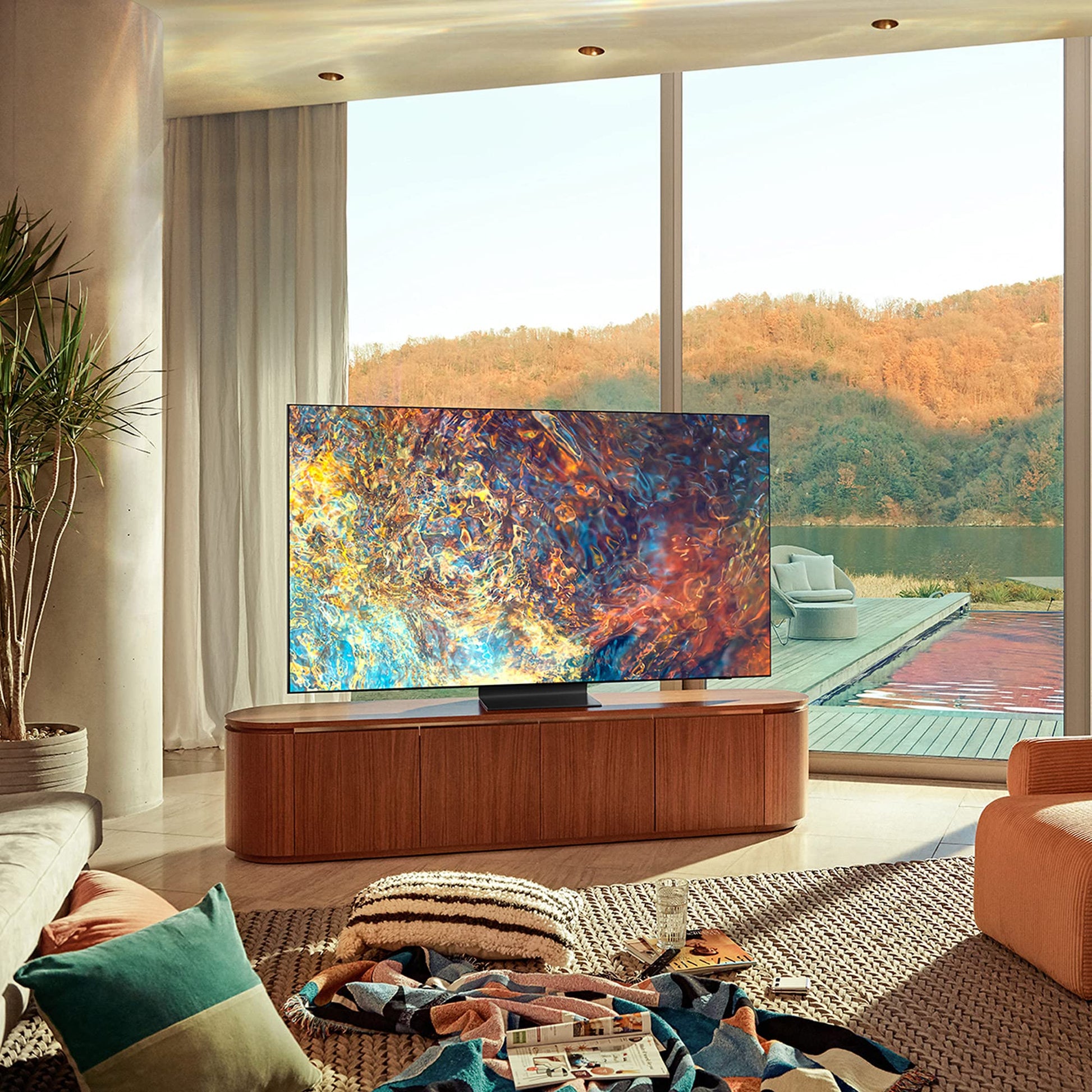 Samsung 214 cm (85 inches) 8K Ultra HD Smart Neo QLED TV QA85QN900AKXXL (Steel) 