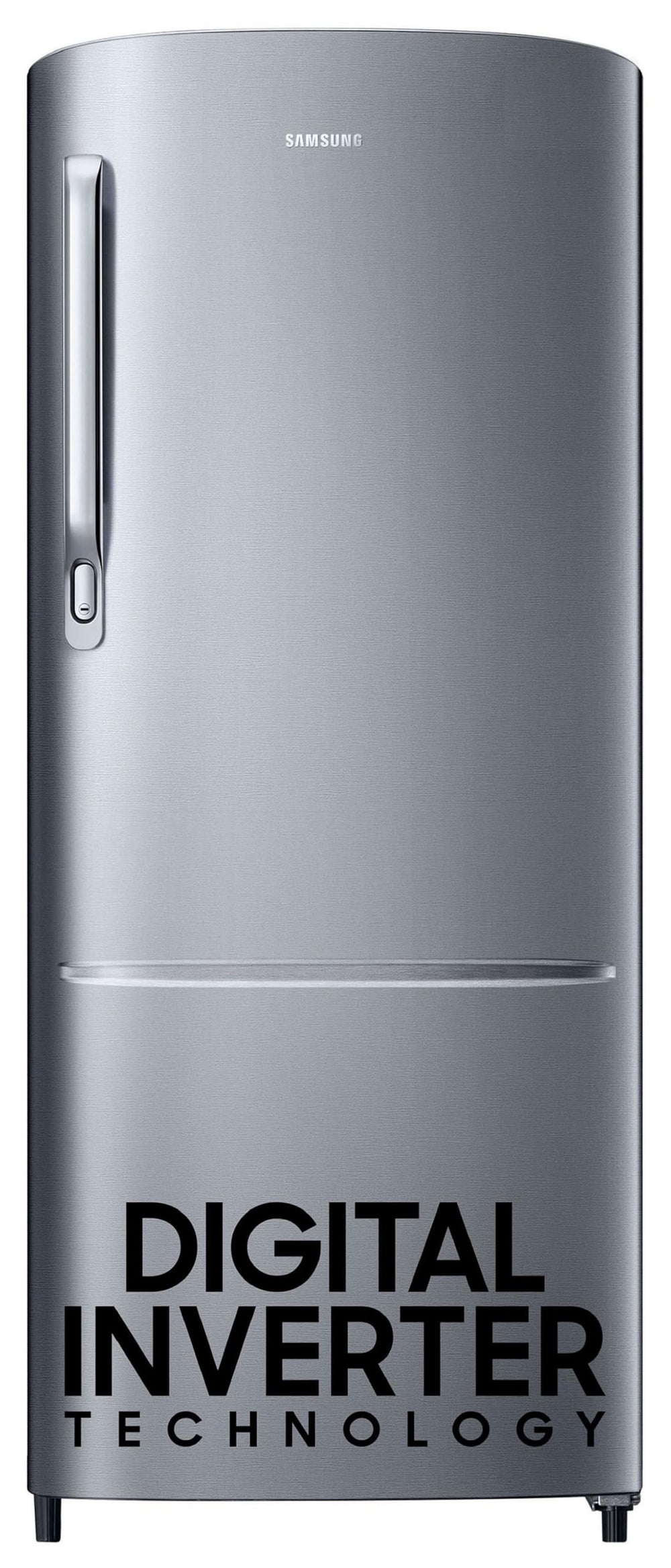 Samsung 223 L, 3 Star Inverter Direct-Cool Single Door Refrigerator (RR24C2723S8/NL, Silver, Elegant Inox) price under 20000