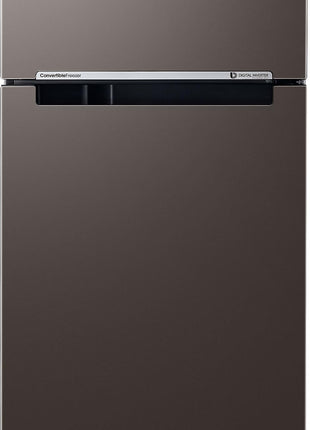 Samsung 236 L, 2 Star, Bespoke Convertible, Digital Inverter with Display, Frost Free Double Door Refrigerator (RT28CB732C2/HL, Cotta Steel Charcoal) 