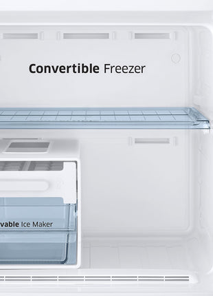 Samsung 236 L, 2 Star, Bespoke Convertible, Digital Inverter with Display, Frost Free Double Door Refrigerator (RT28CB732C2/HL, Cotta Steel Charcoal) 
