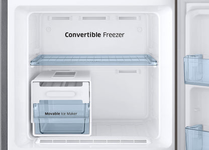 Samsung 236 L, 2 Star, Bespoke Convertible, Digital Inverter with Display, Frost Free Double Door Refrigerator (RT28CB732C2/HL, Cotta Steel Charcoal) 