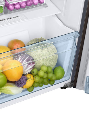 Samsung 236 L, 2 Star, Bespoke Convertible, Digital Inverter with Display, Frost Free Double Door Refrigerator (RT28CB732C2/HL, Cotta Steel Charcoal) 