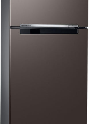 Samsung 236 L, 2 Star, Bespoke Convertible, Digital Inverter with Display, Frost Free Double Door Refrigerator (RT28CB732C2/HL, Cotta Steel Charcoal) 