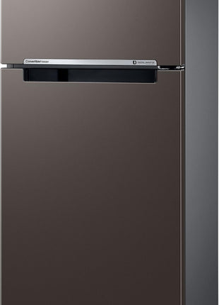 Samsung 236 L, 2 Star, Bespoke Convertible, Digital Inverter with Display, Frost Free Double Door Refrigerator (RT28CB732C2/HL, Cotta Steel Charcoal) 