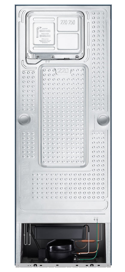 Samsung 236L 2 Star Inverter Frost-Free Convertible 3 In 1 Double Door Refrigerator Appliance (RT28C3732HS/HL,Hydrangea Blue) 