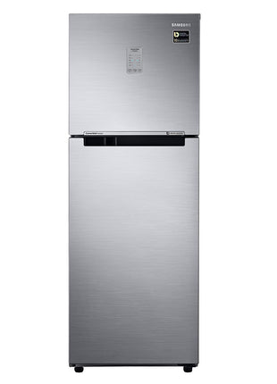 Samsung 236L 2 Star Inverter Frost-Free Convertible 3 In 1 Double Door Refrigerator Appliance (RT28C3732S8/HL,Elegant Inox) 